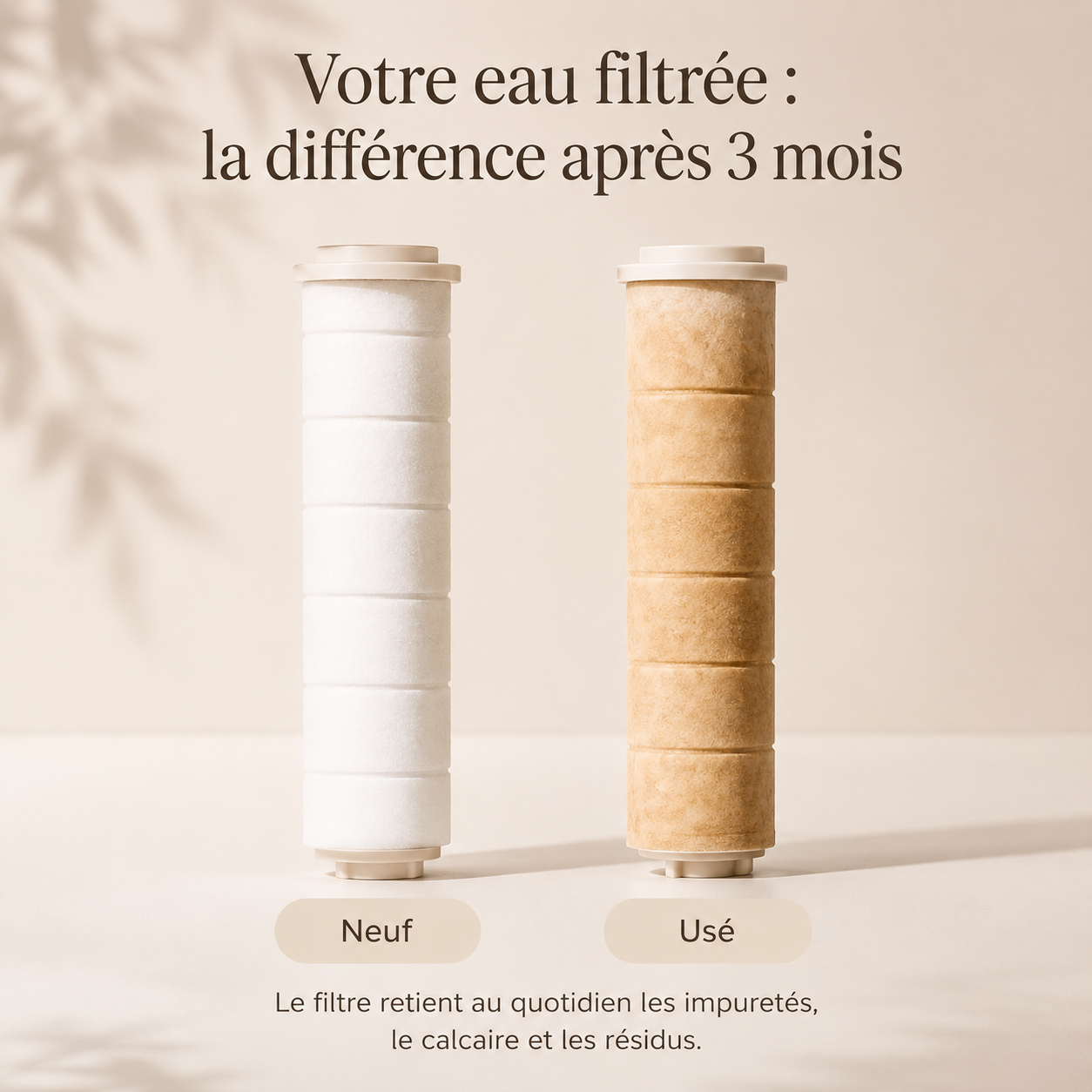 Pommeau de douche filtrant - Cazoly