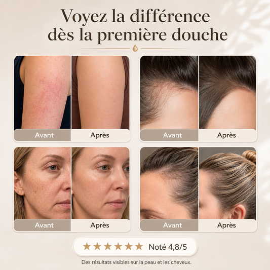Pommeau de douche filtrant - Cazoly