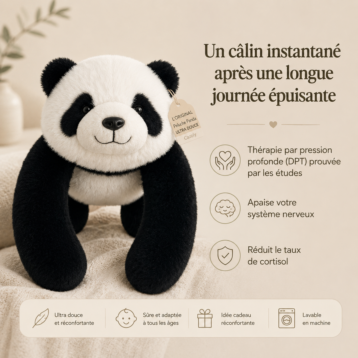 Peluche Lestée Apaisante