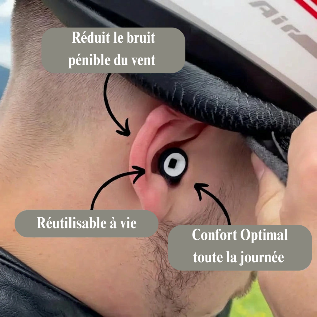 Bouchons d'oreille EarPlug pour moto - 27db