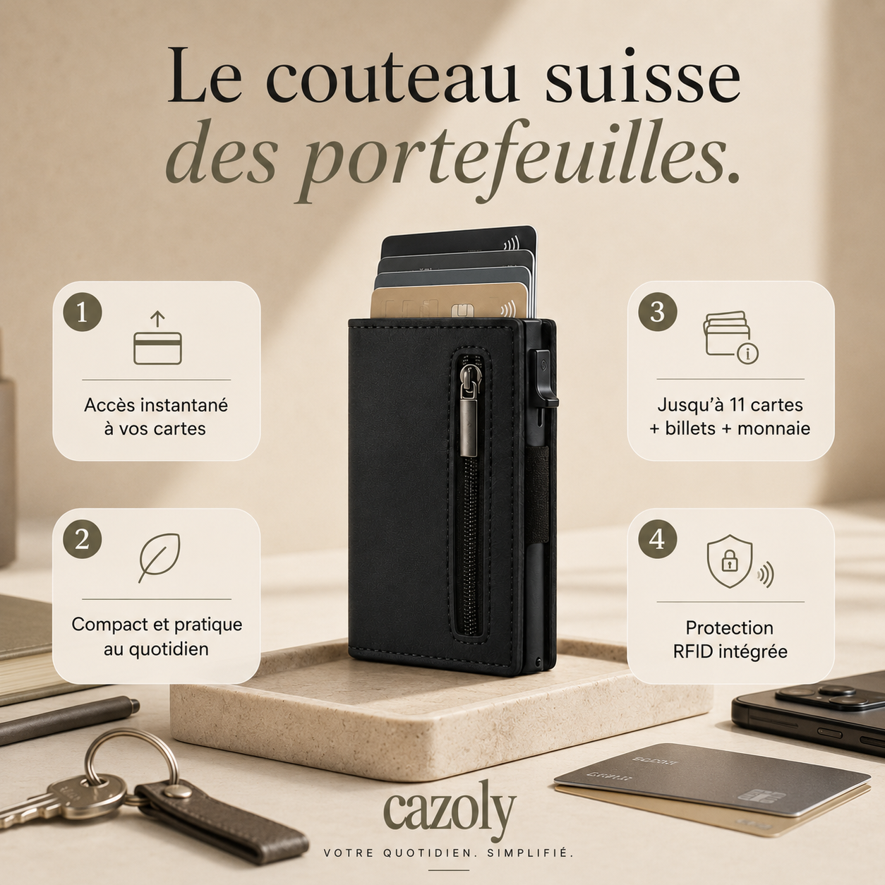 Porte-monnaie Cazoly 2.0