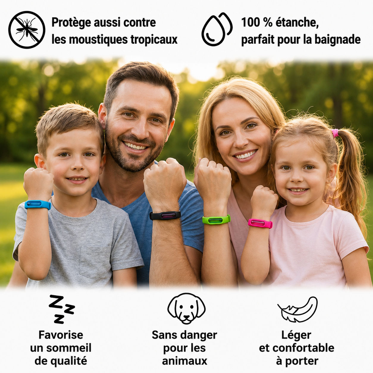 Bracelet Anti Moustiques - Cazoly