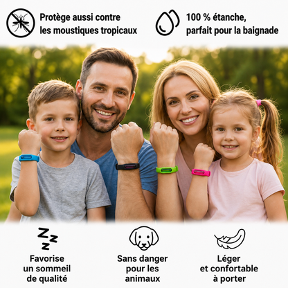 Bracelet Anti Moustiques - Cazoly