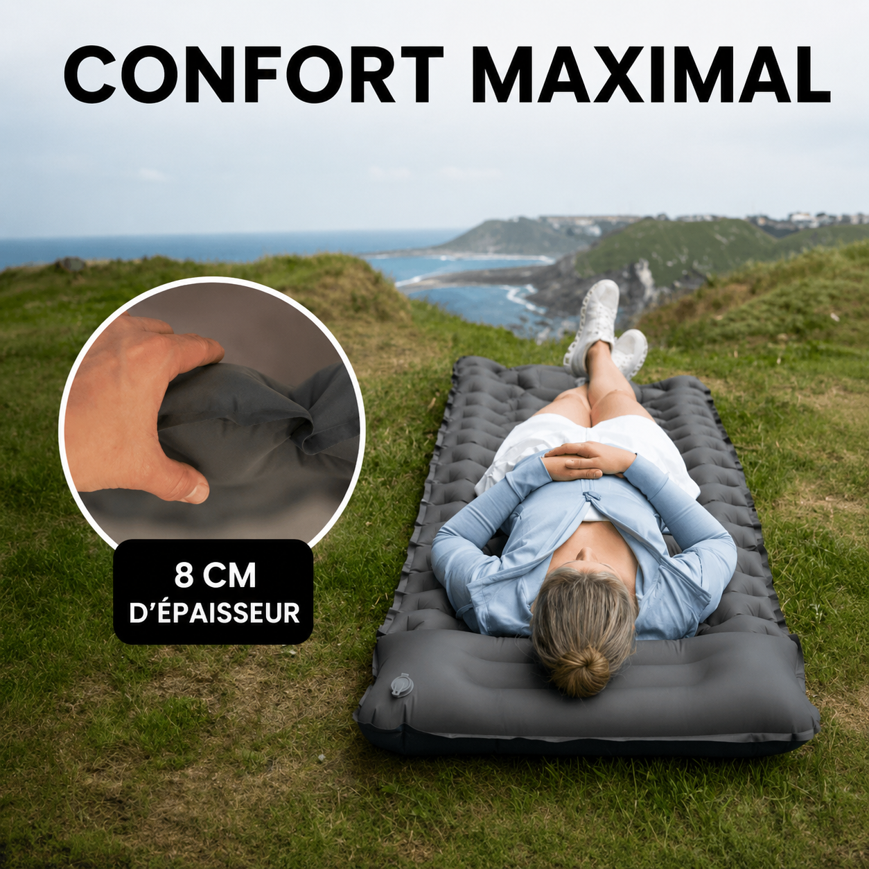 Matelas de sol ultraléger et compact