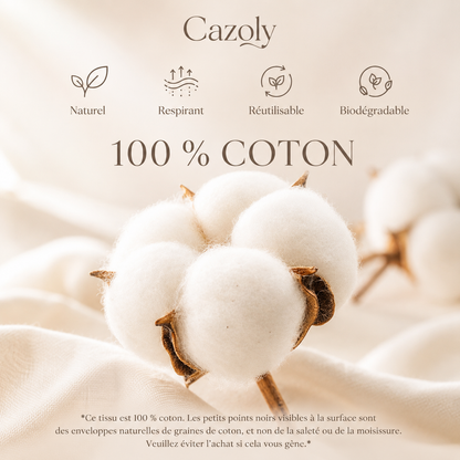 Sac à Pain en Cire d'Abeille - 100% Coton & Bio